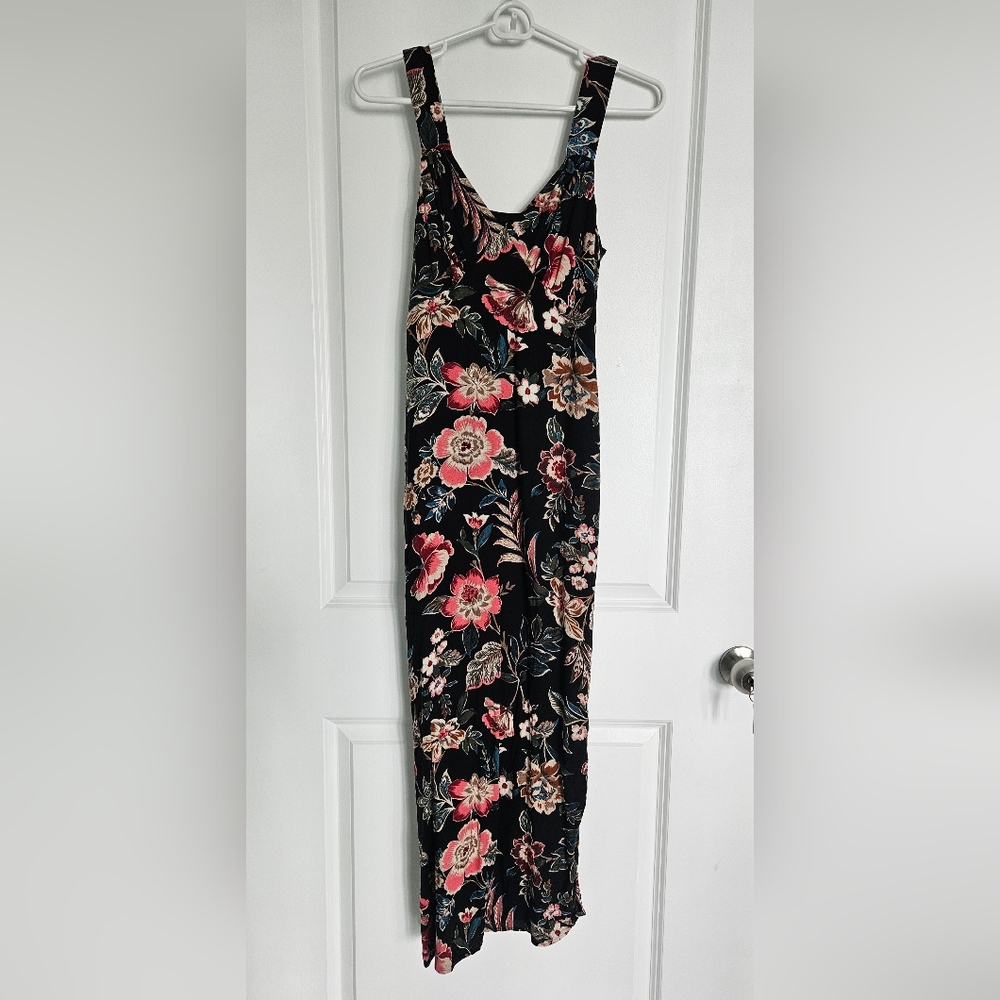 Floral Black Dress - Jessica Simpson Size S